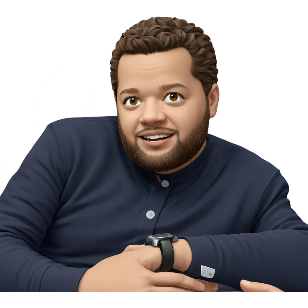 smiling boy with beard emoji