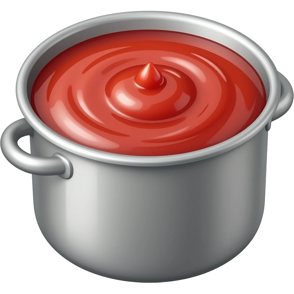 pote de salsa de tomate emoji