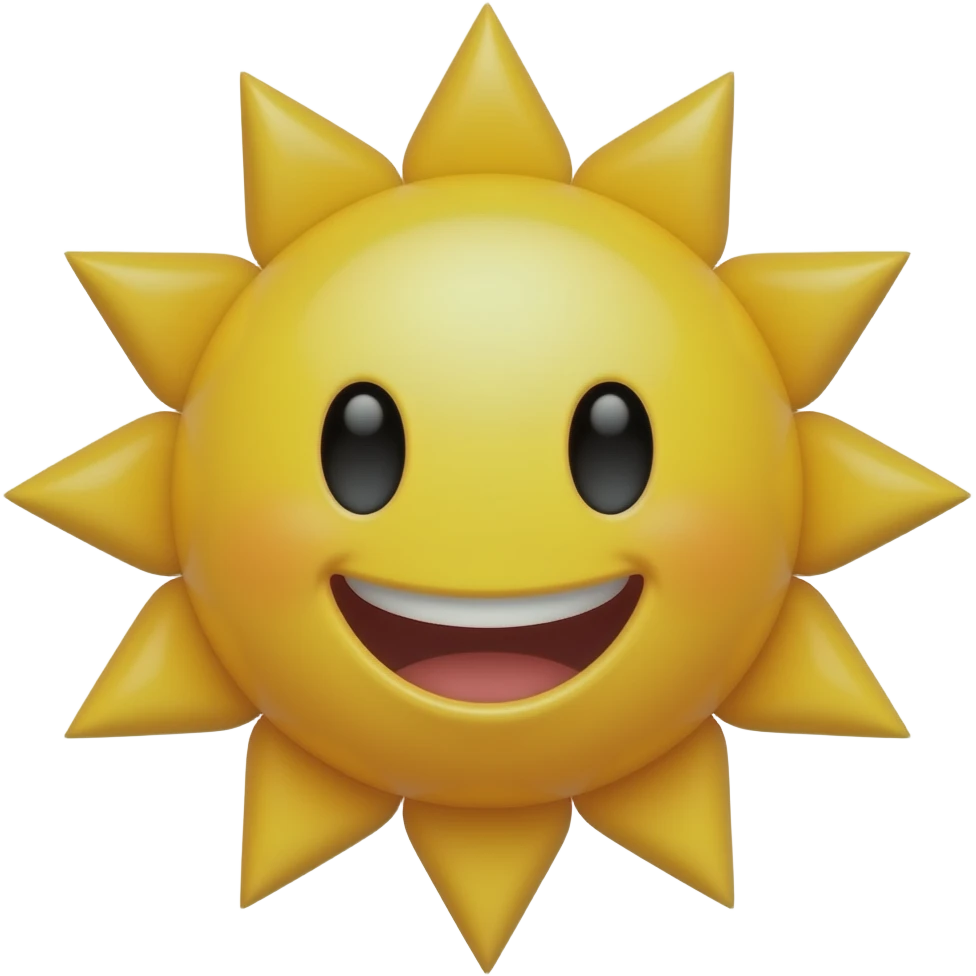 je veux des emoji soleil qui rie emoji