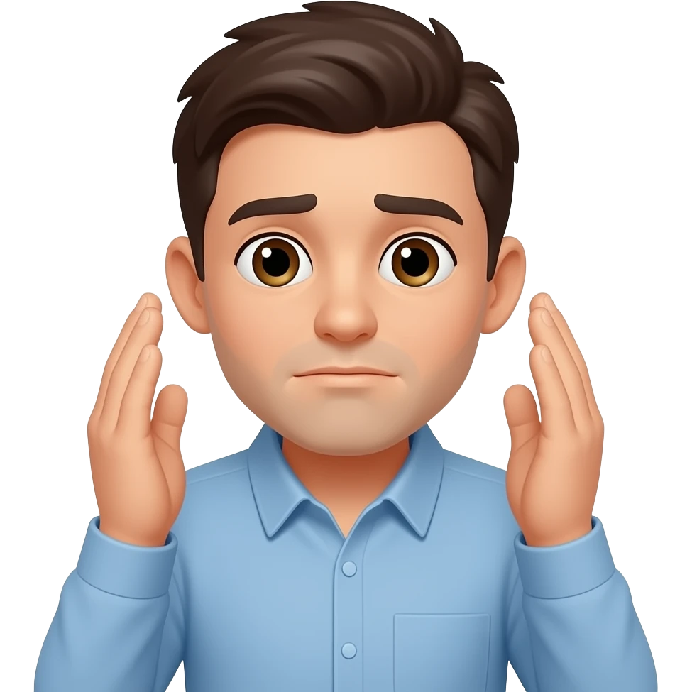 A person asking for forgiveness emoji