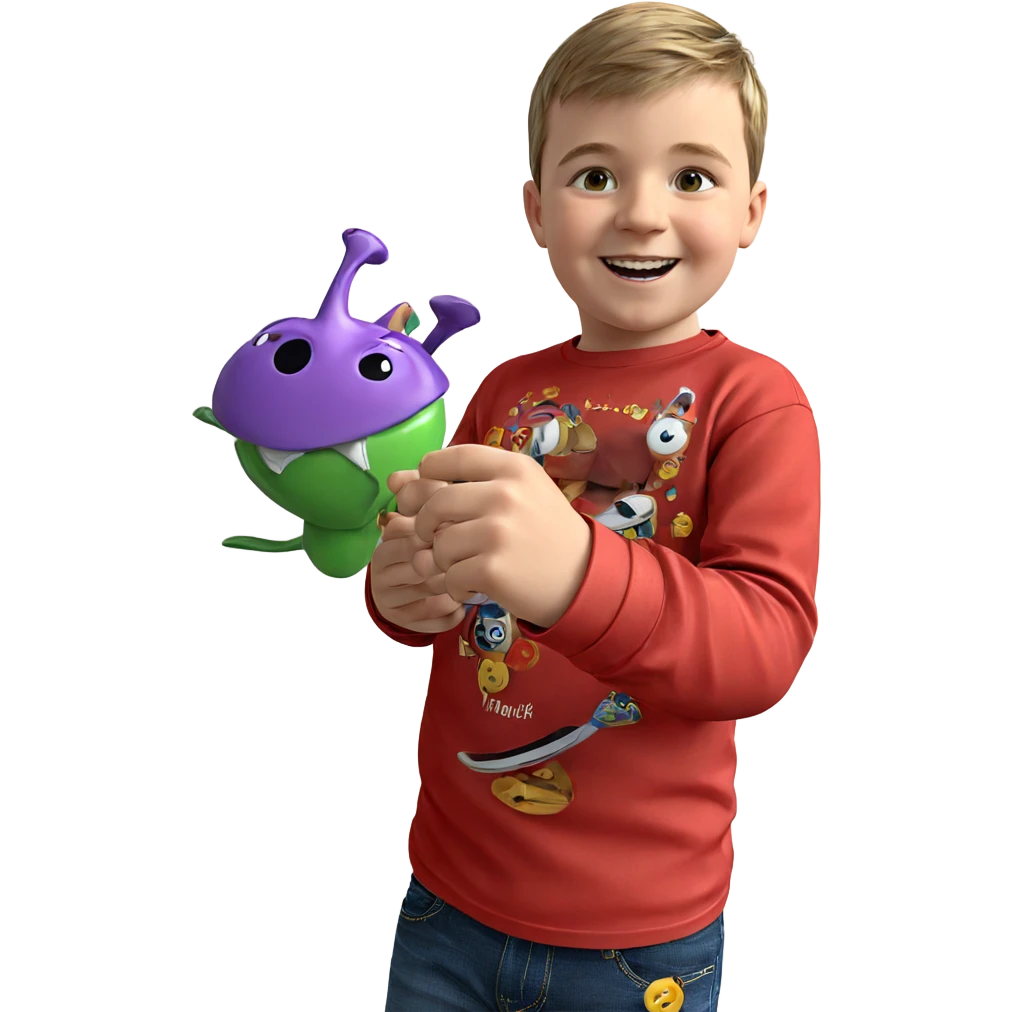 happy boy in a shirt emoji