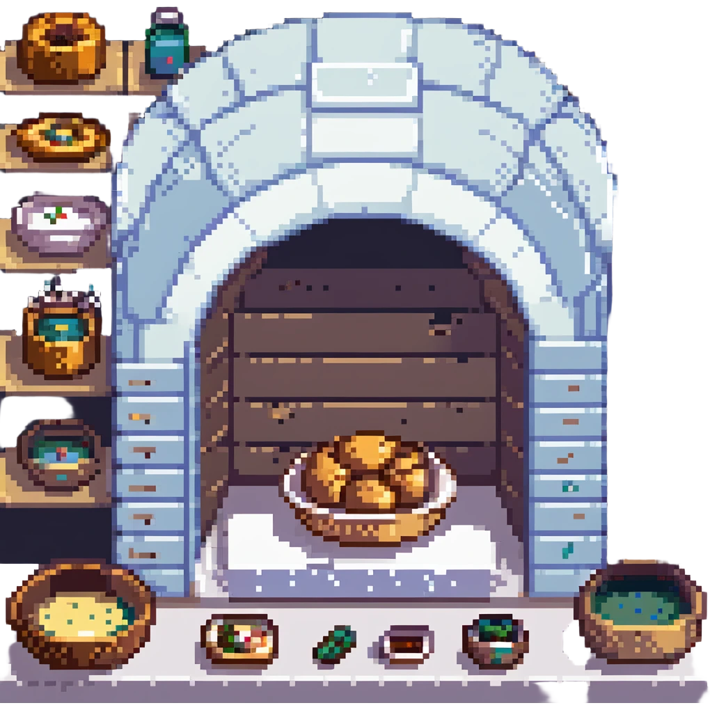 A transcendent baker manipulating timelines and alternate realities to bake. Ingredients phase in from other dimensions, and the oven warps space itself. UI is fragmented, shifting, and surreal—portals, time loops, and morphing recipe glyphs. emoji