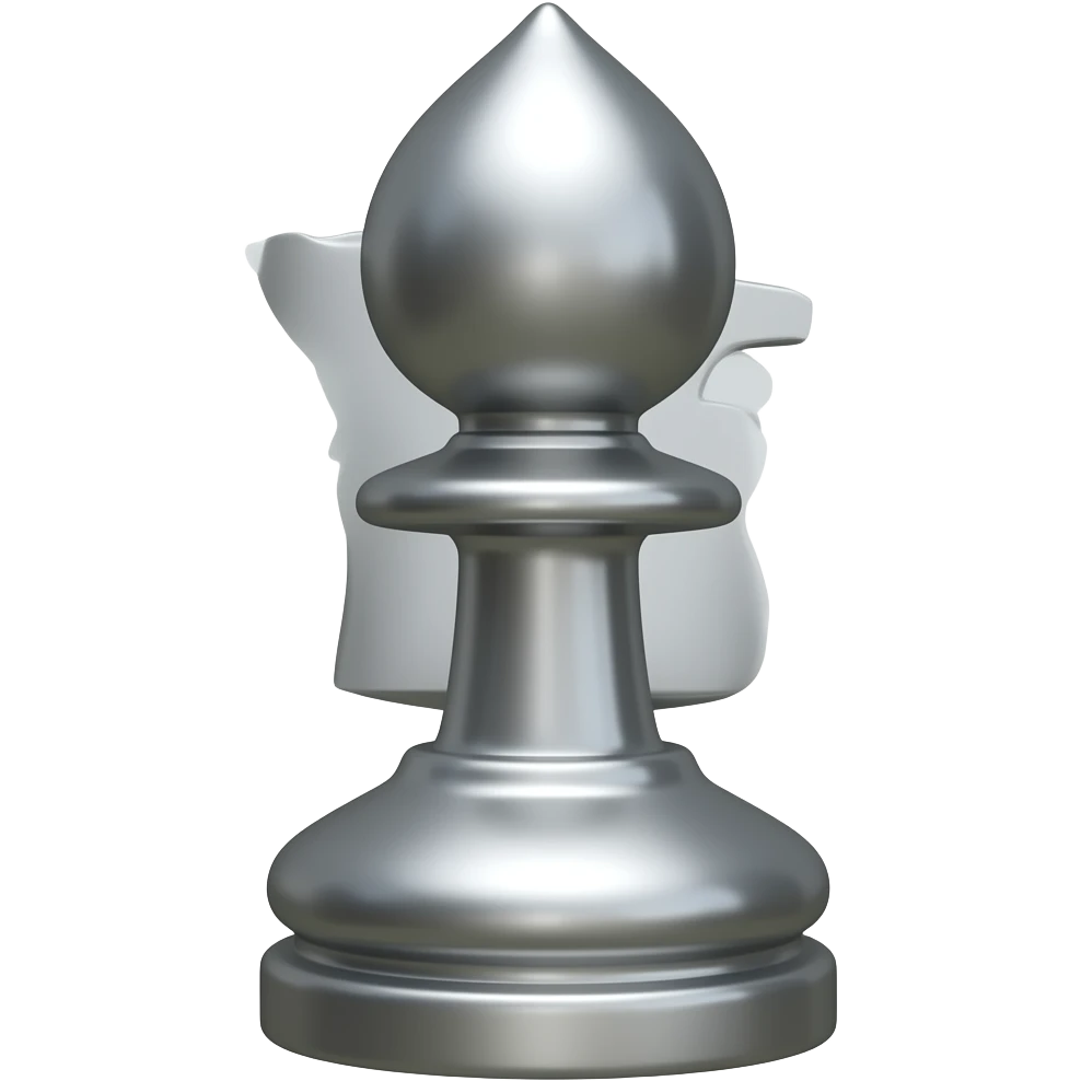 silver pigeon pawn emoji