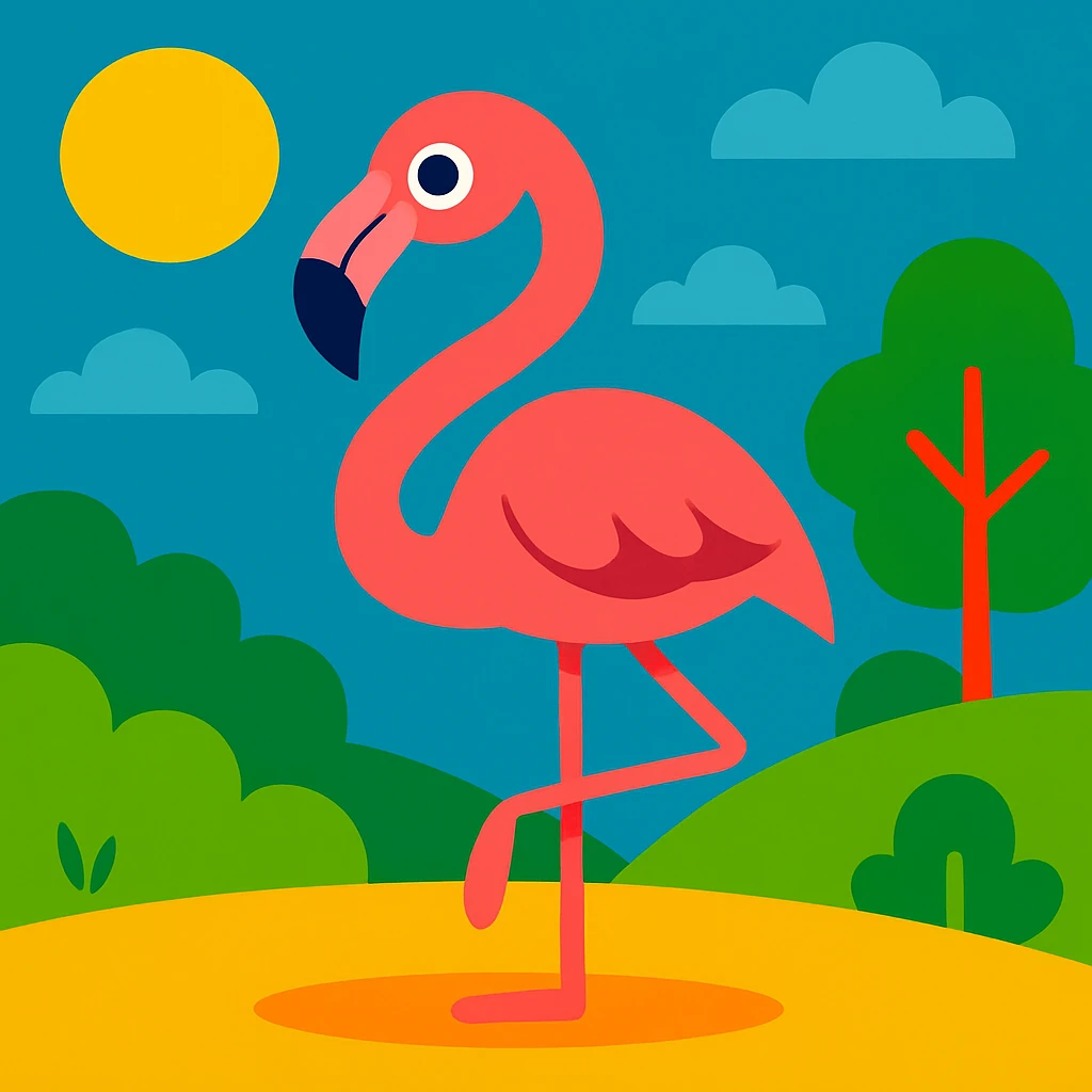 Flamingo emoji