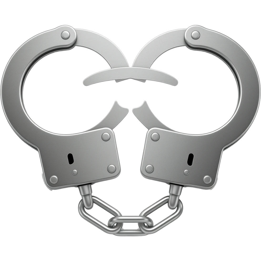 breaking handcuffs emoji