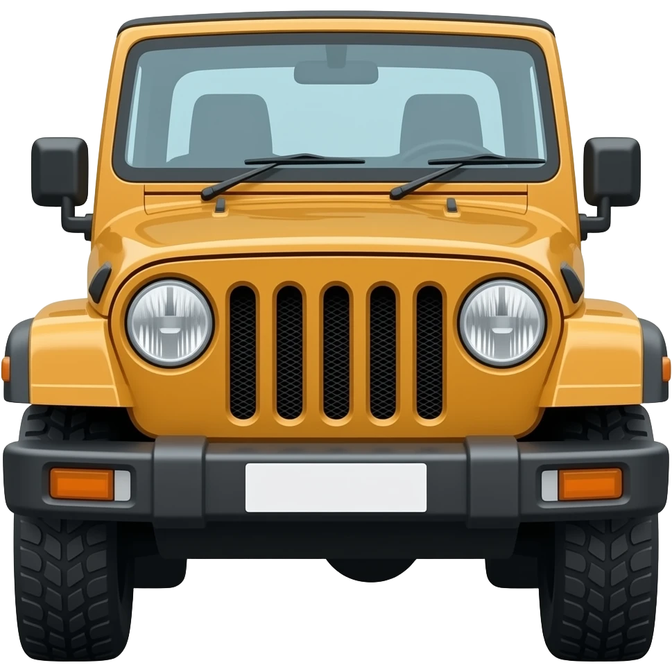Mahindra Thar emoji emoji