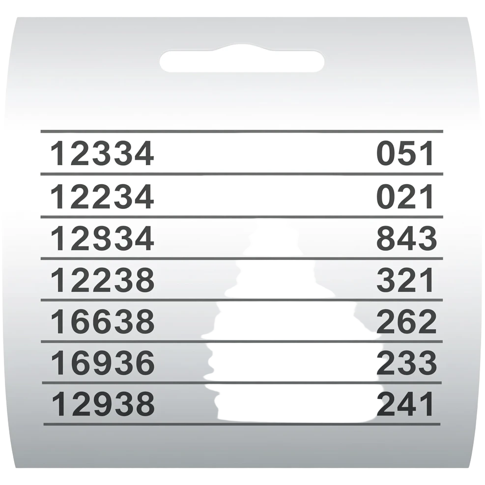 bill (restaurant check with numbers) emoji