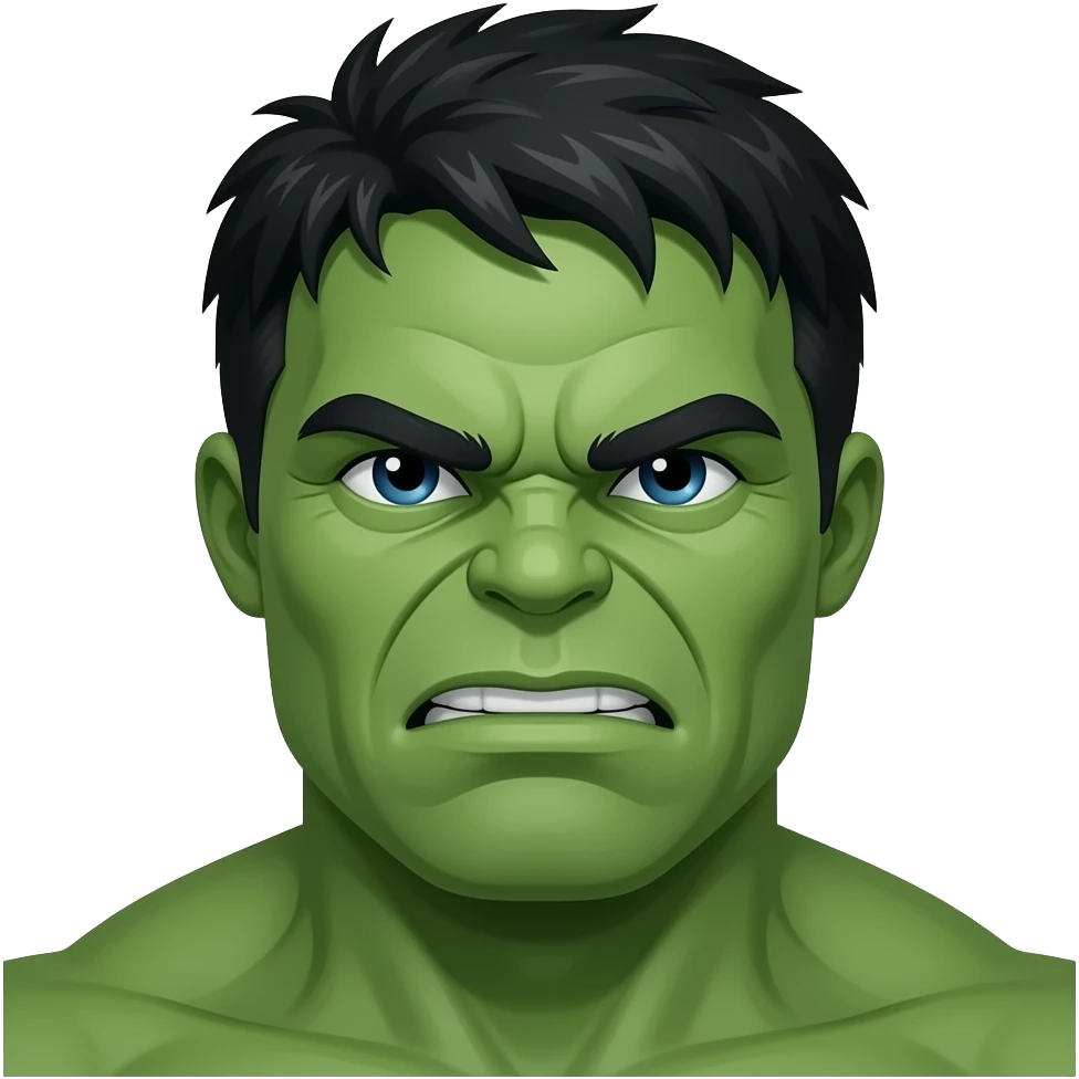 Hulk form Avengers emoji