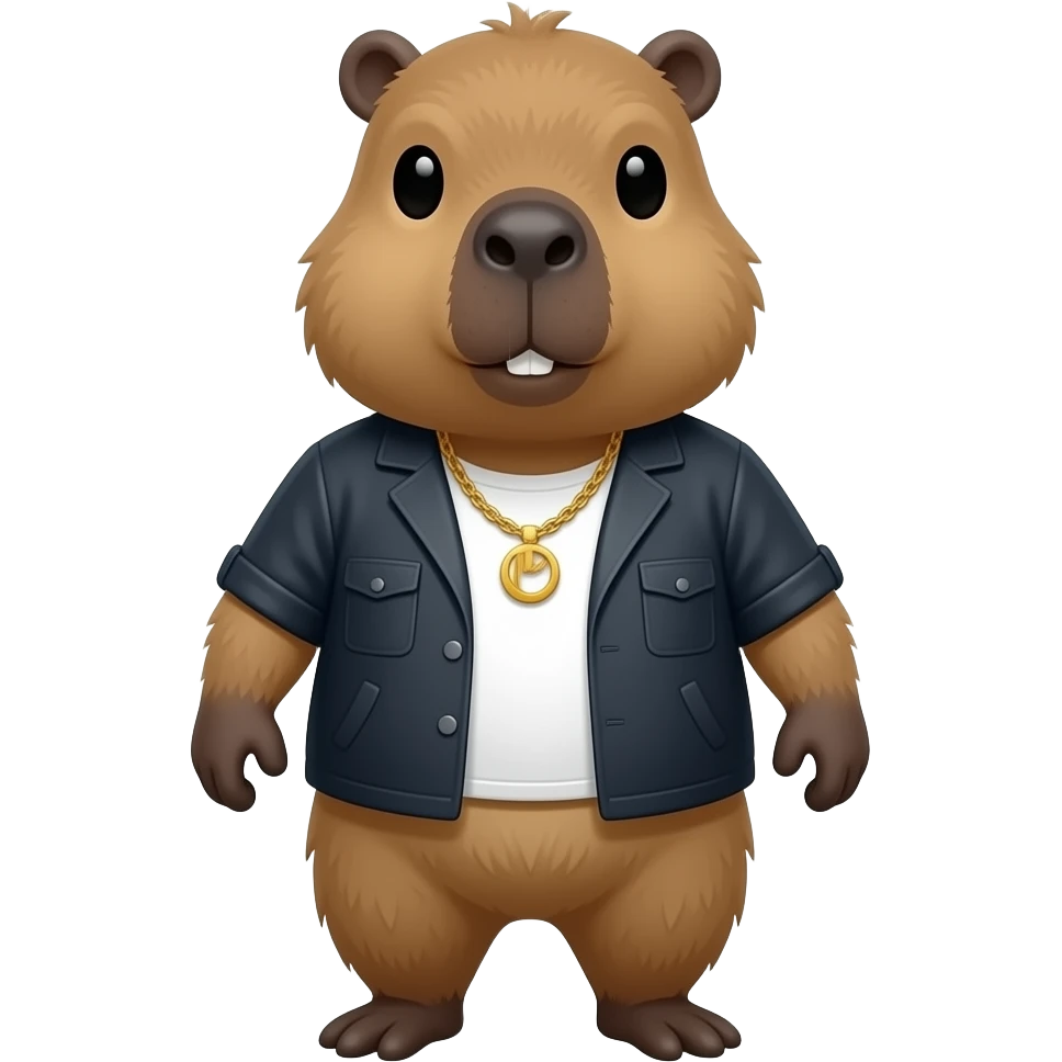 capybara thug emoji