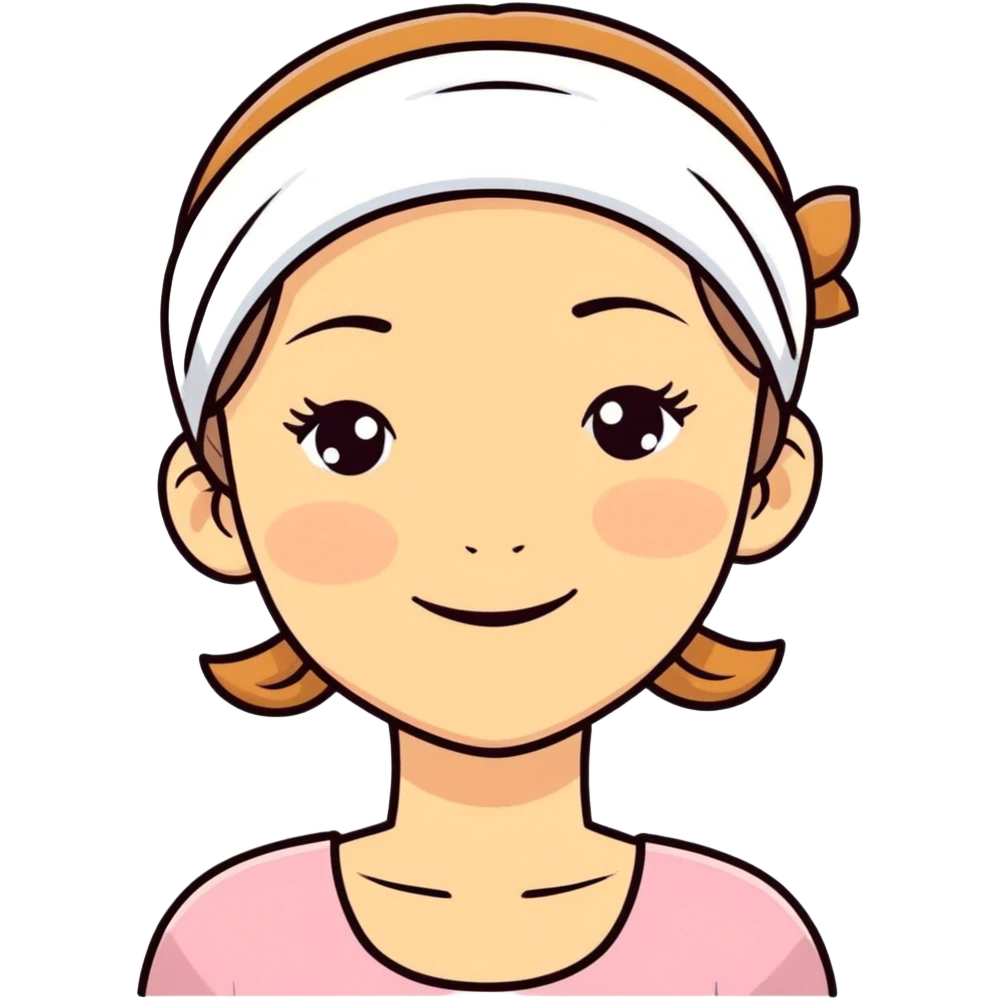 Clean girls skin care preppy aesthetic emoji