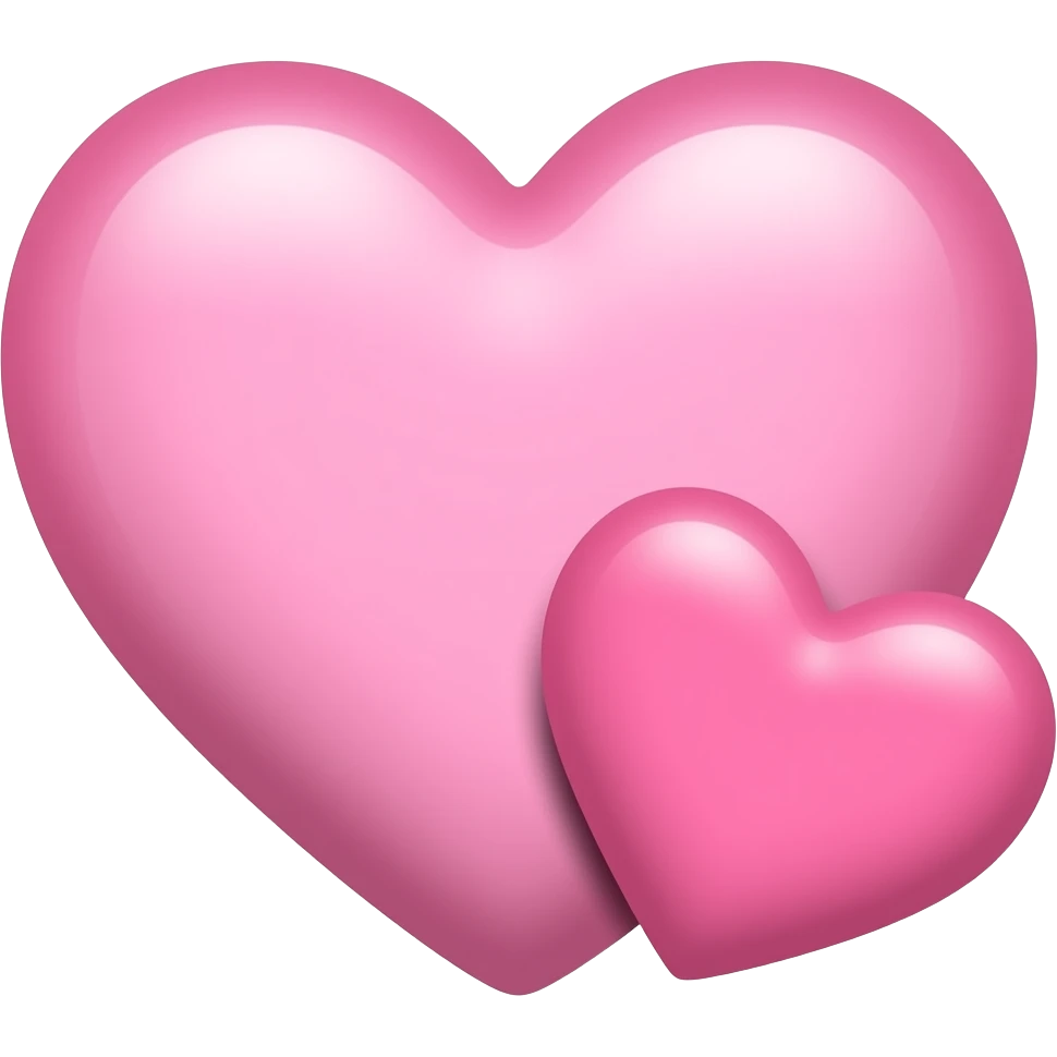 PINK HEARTS emoji
