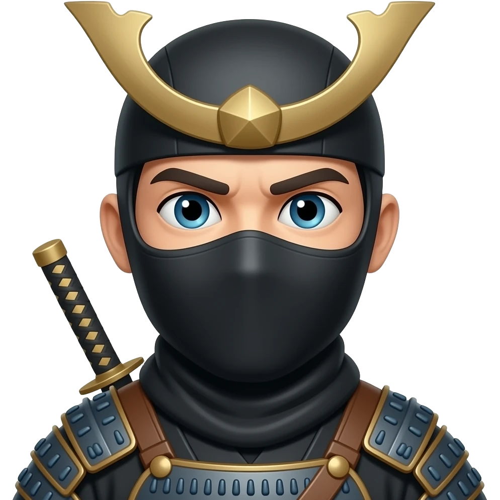 ronin ninja aquatique emoji