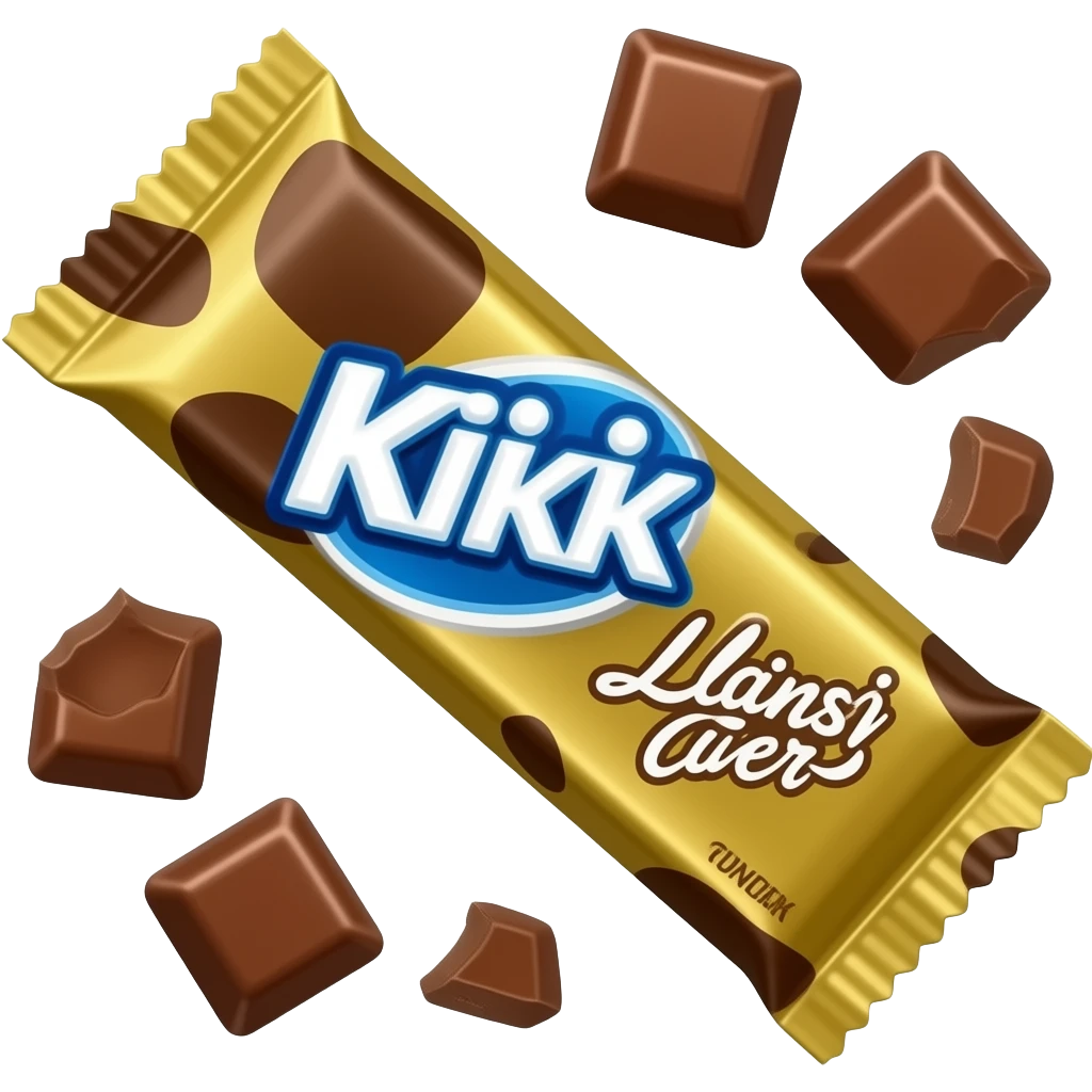 Kvikk Lunsj-sjokolade-bar emoji