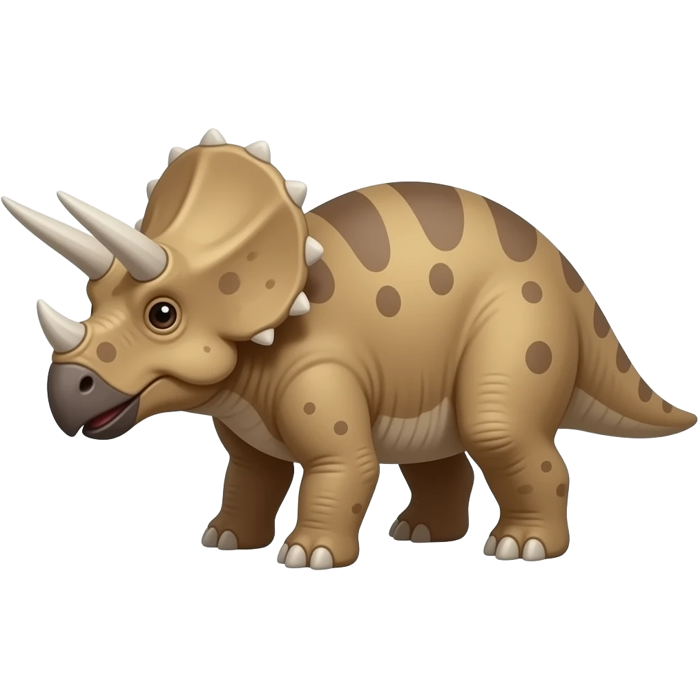 Triceratops emoji