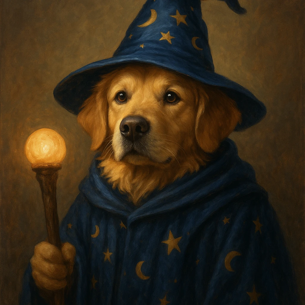 wizard dog3 emoji