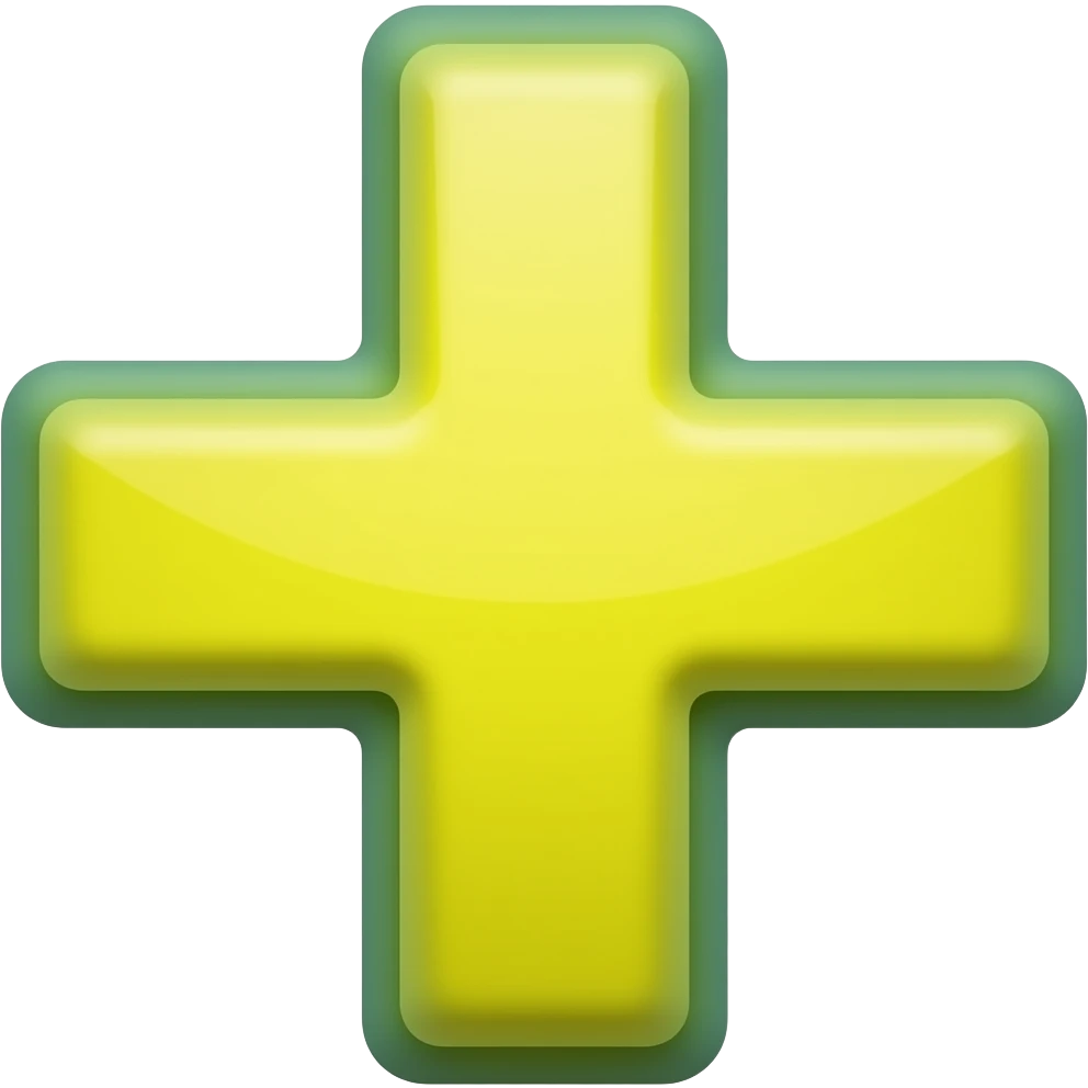 Salib kuning hijau emoji