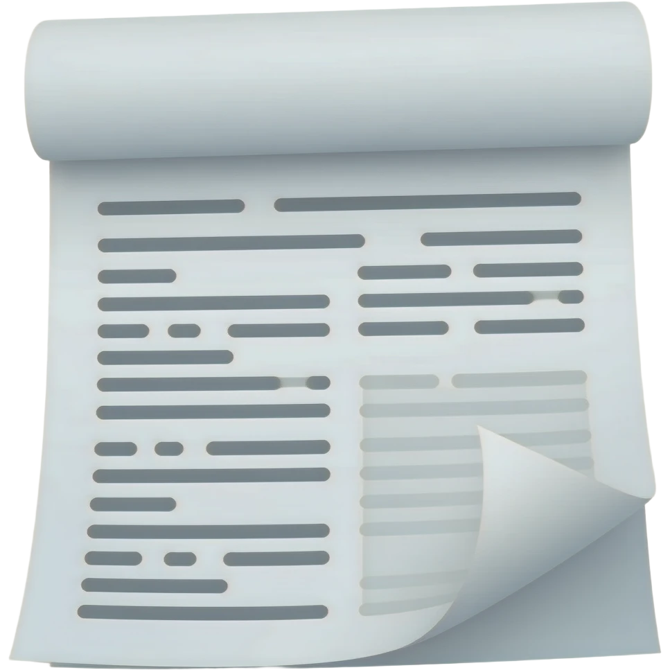 white report paper emoji