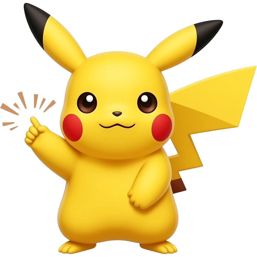 Pikachu qui fait un fuck emoji