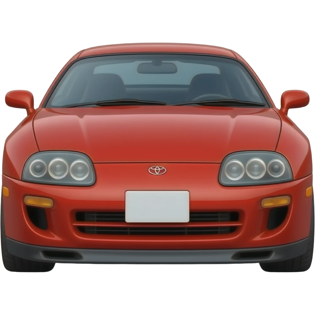 1994 Toyota Supra RS red emoji