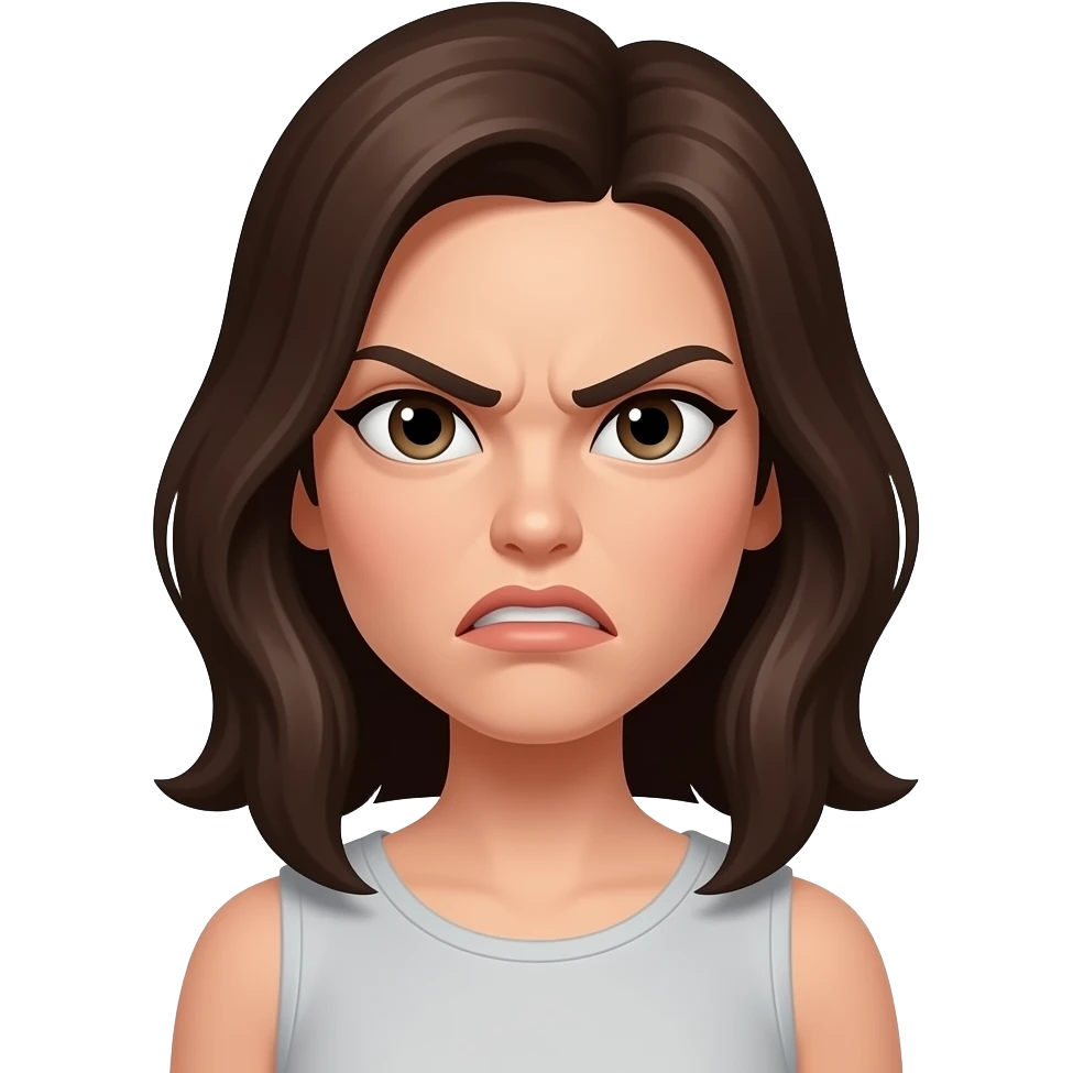 Enojada emoji