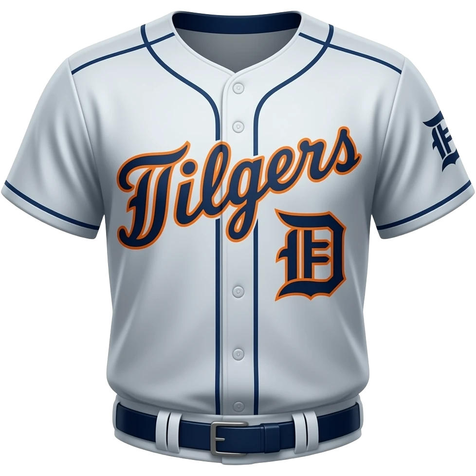 Detroit tigers uniform emoji