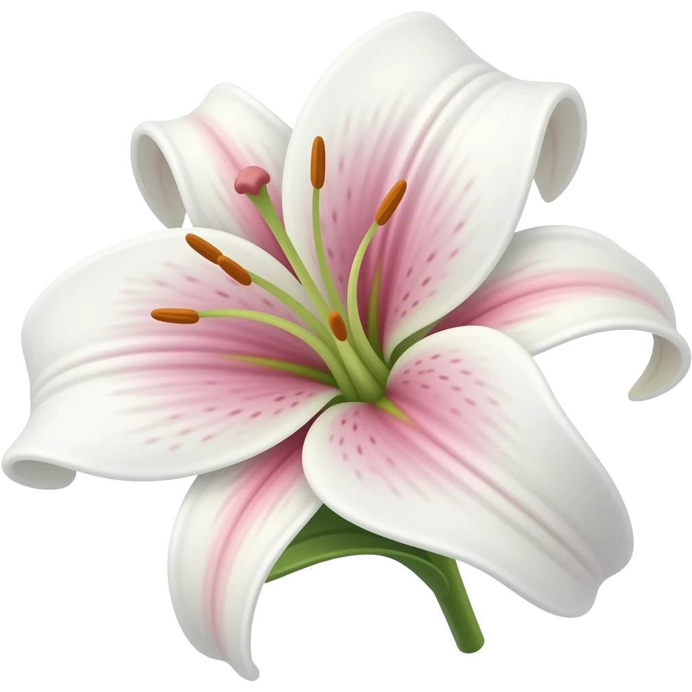 Create me this emoji spider lily flower emoji