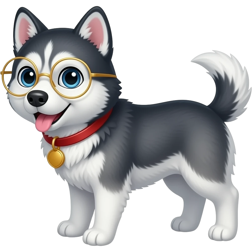 The Littlest Hobo Husky emoji