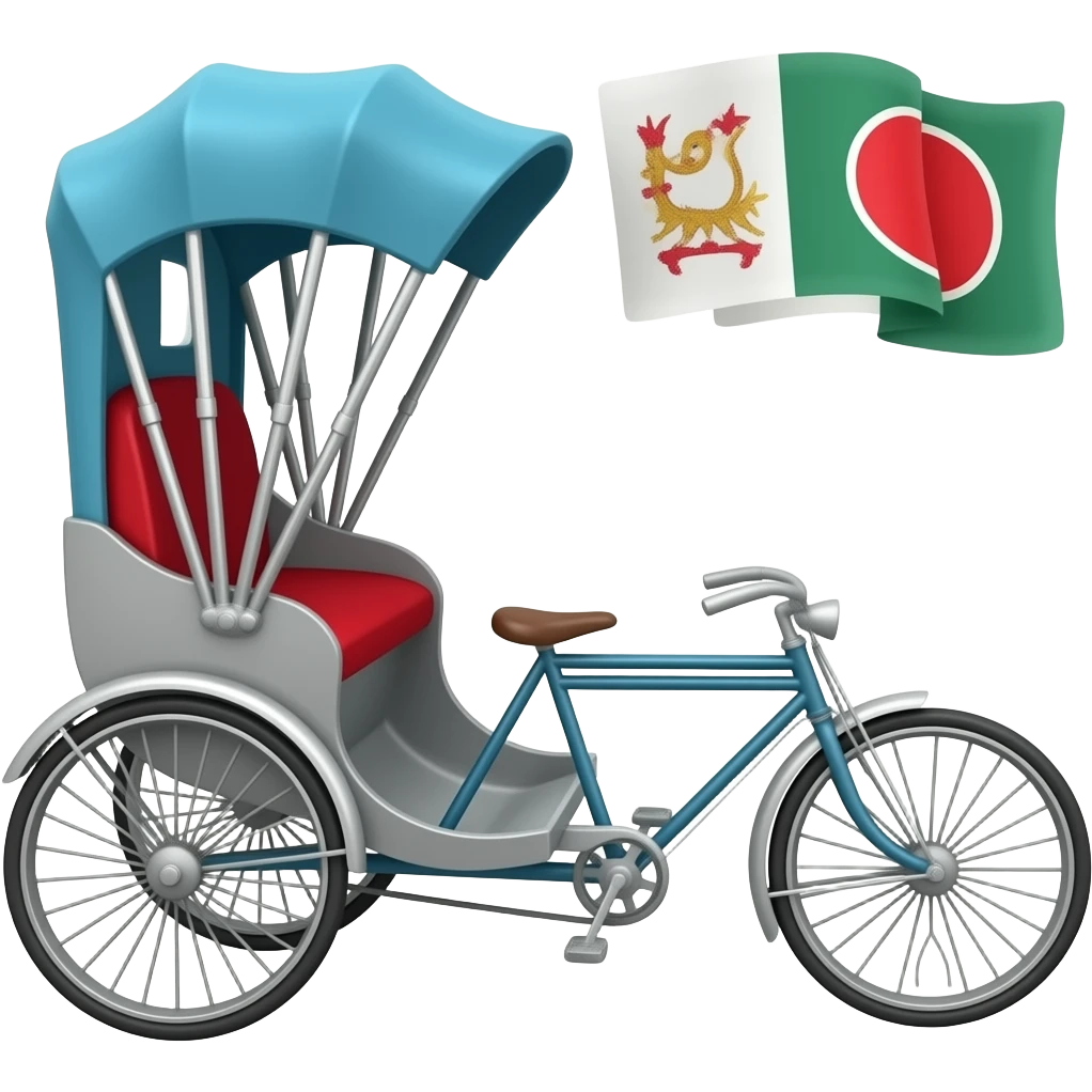 Bangladeshi rickshaw emoji