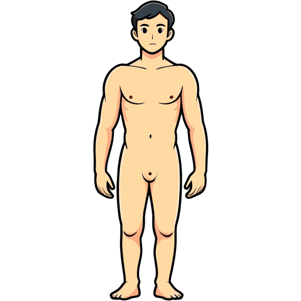 Naked man  emoji