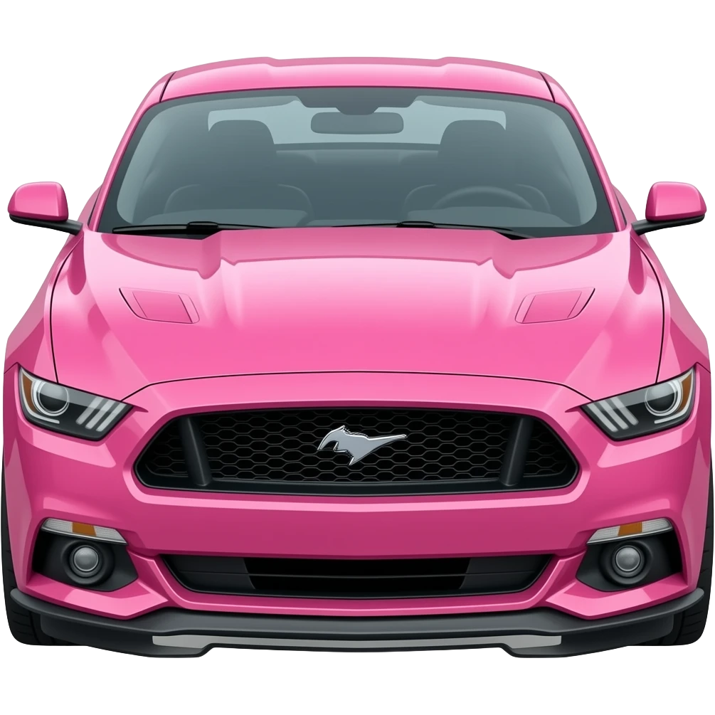 pink mustang emoji