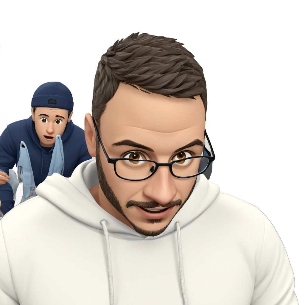 casual boys in hoodies indoors emoji