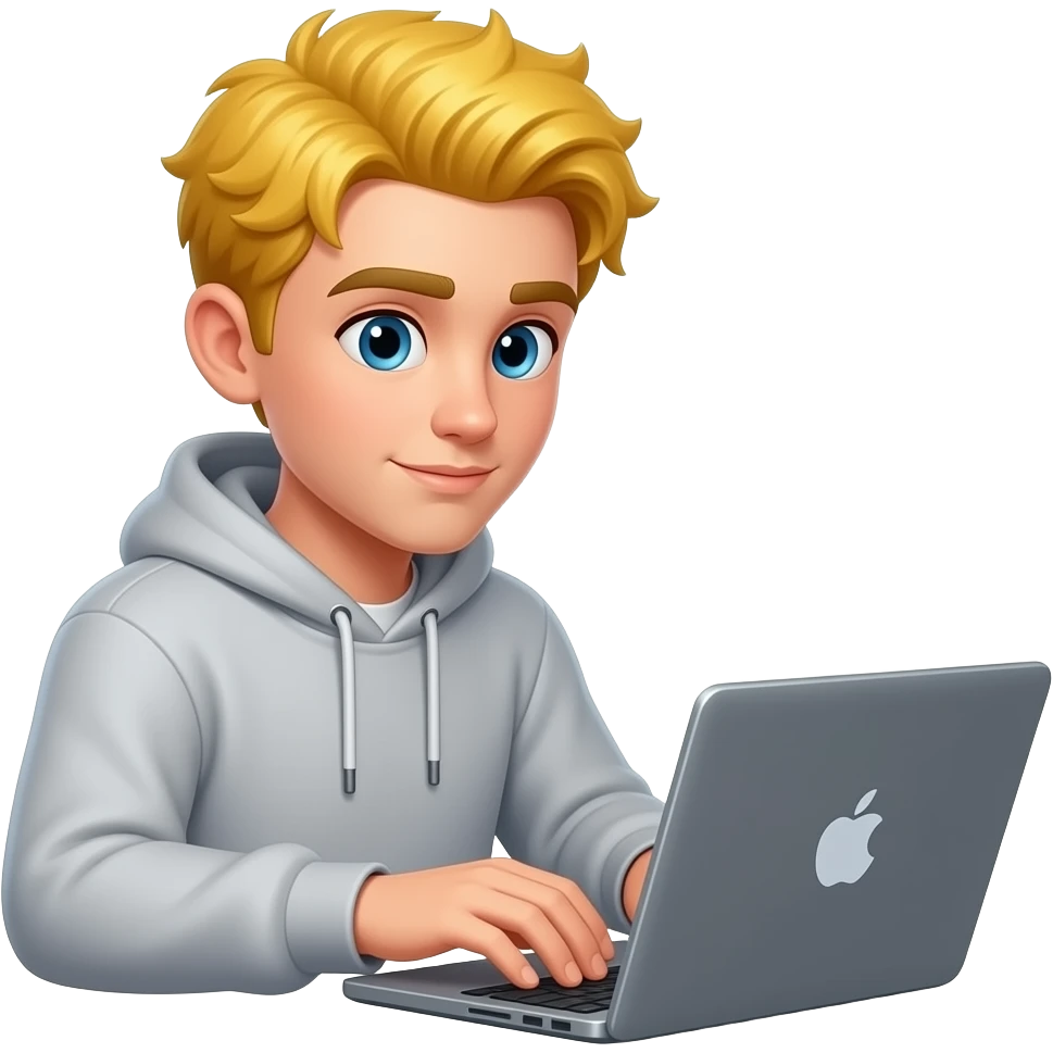 Jutjuber decko od 20 godina da pise backo zuta kosa emoji