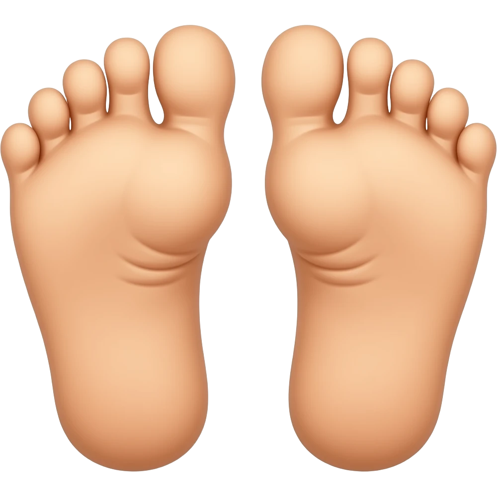 Rinkly feet emoji