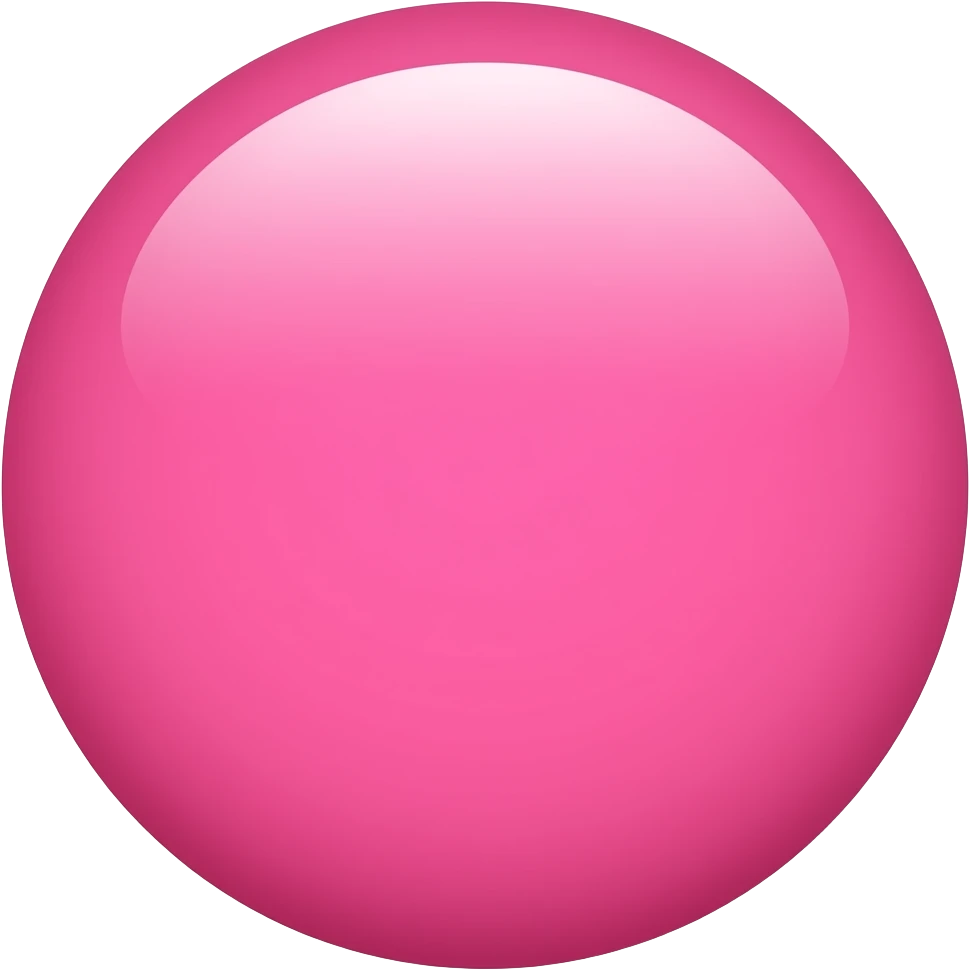 A pinkcircle emoji