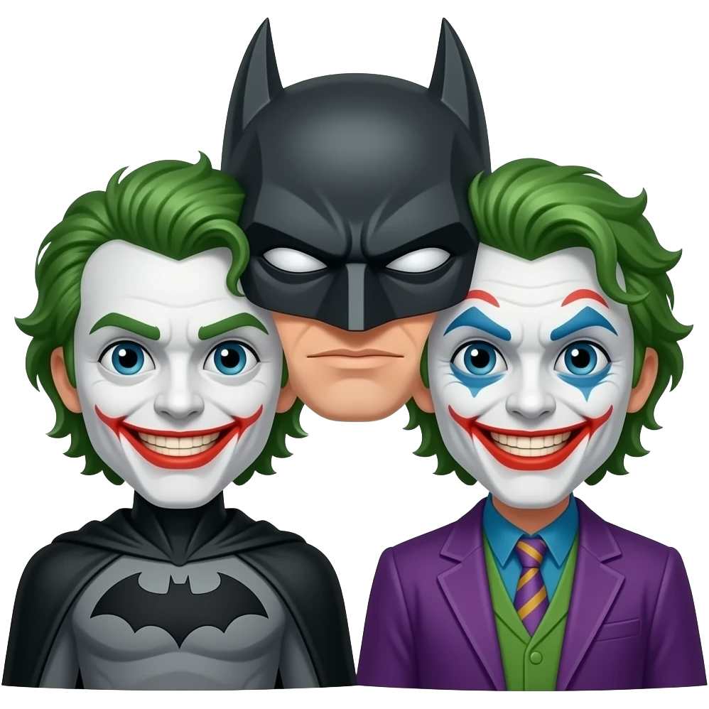 Batman joker emoji emoji