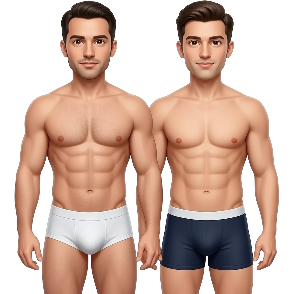 A bottom gey men of age 45 with top gay men age of 25 in fuck position both are only underwear make age gap emoji
