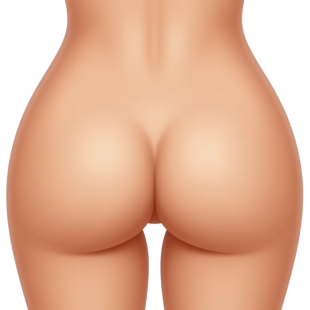 Female butthole Anus vulva vagina naked GENITAL emoji
