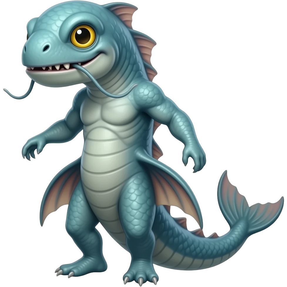 Human head sea monster emoji