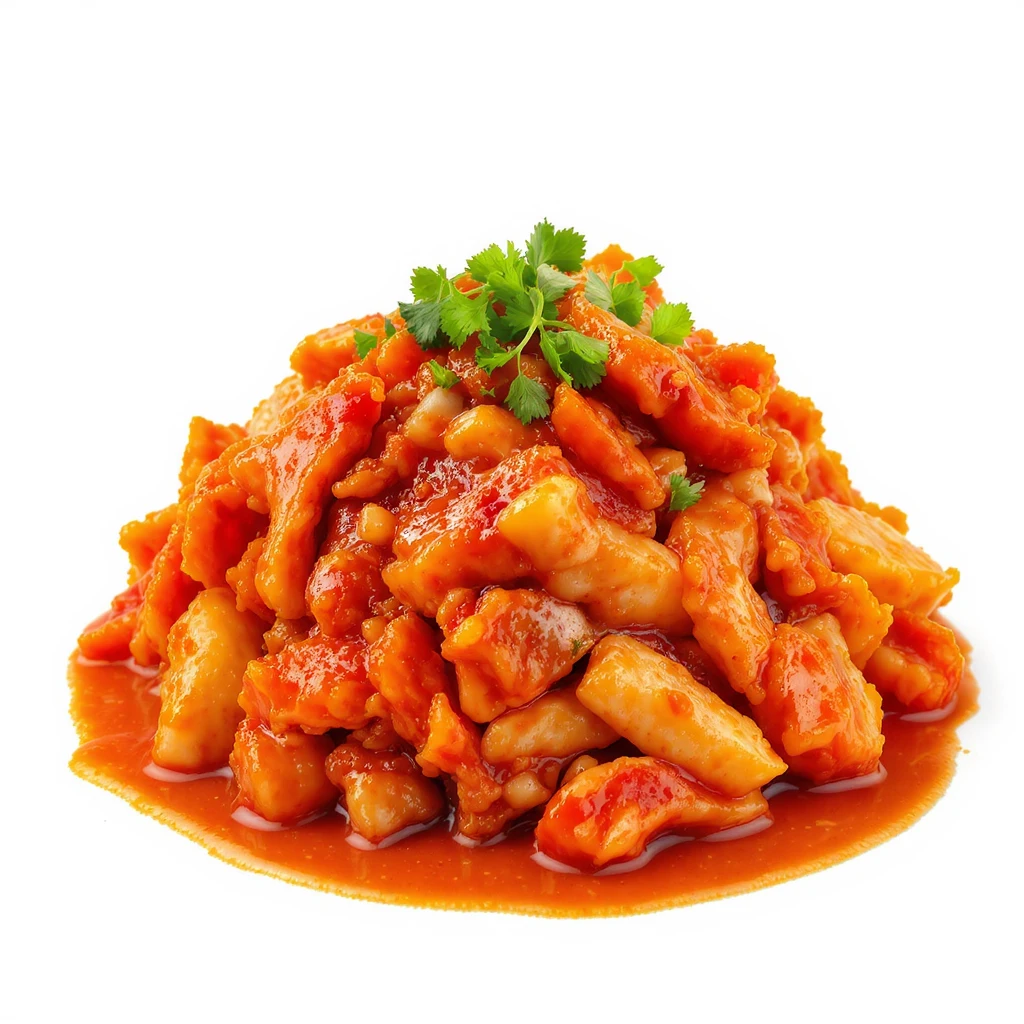 realistic, vibrant colors kimchi, isolated on white background emoji