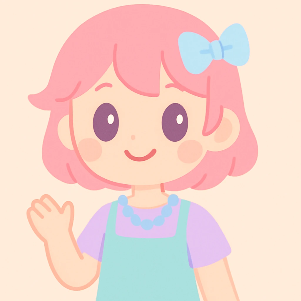 cute femboy with a smile emoji