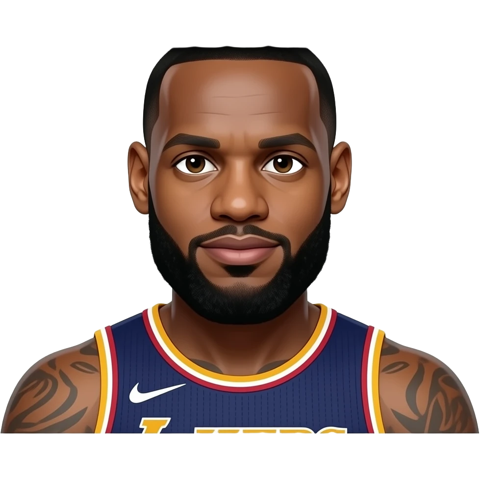 text that says "retarded nigger" in white meme font text with red arrow pointing to lebron james standing emoji