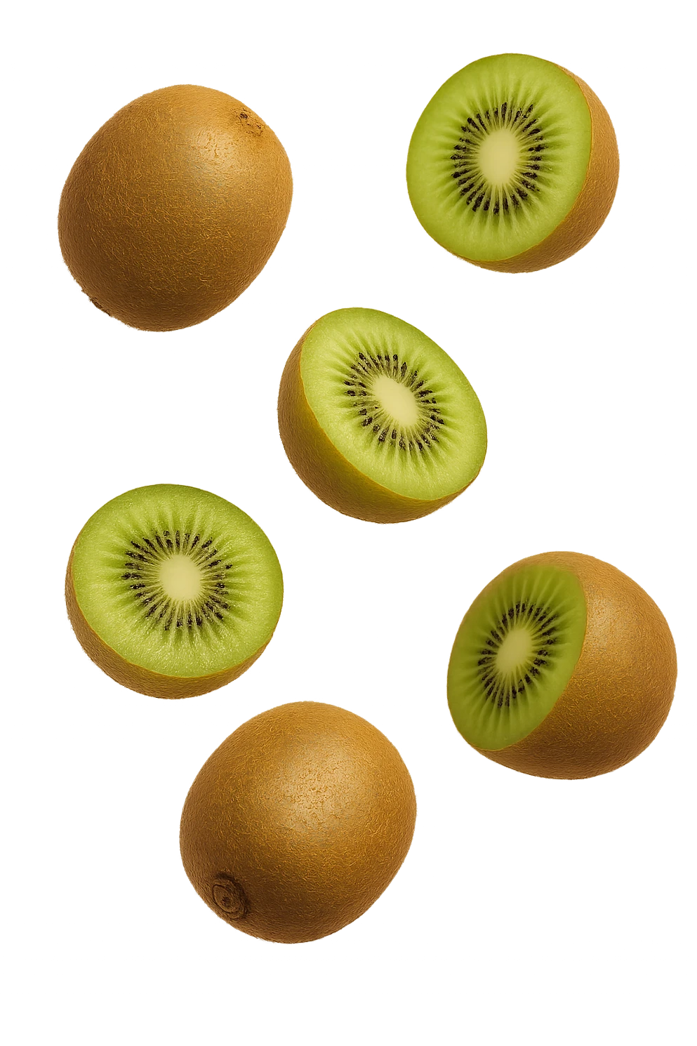 kiwi fluttuano in aria emoji