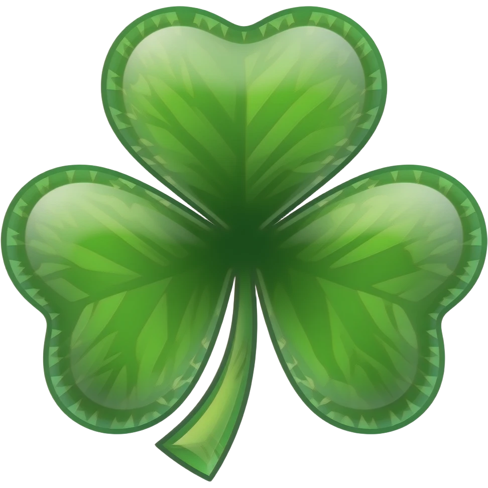 sparkling shamrocks emoji