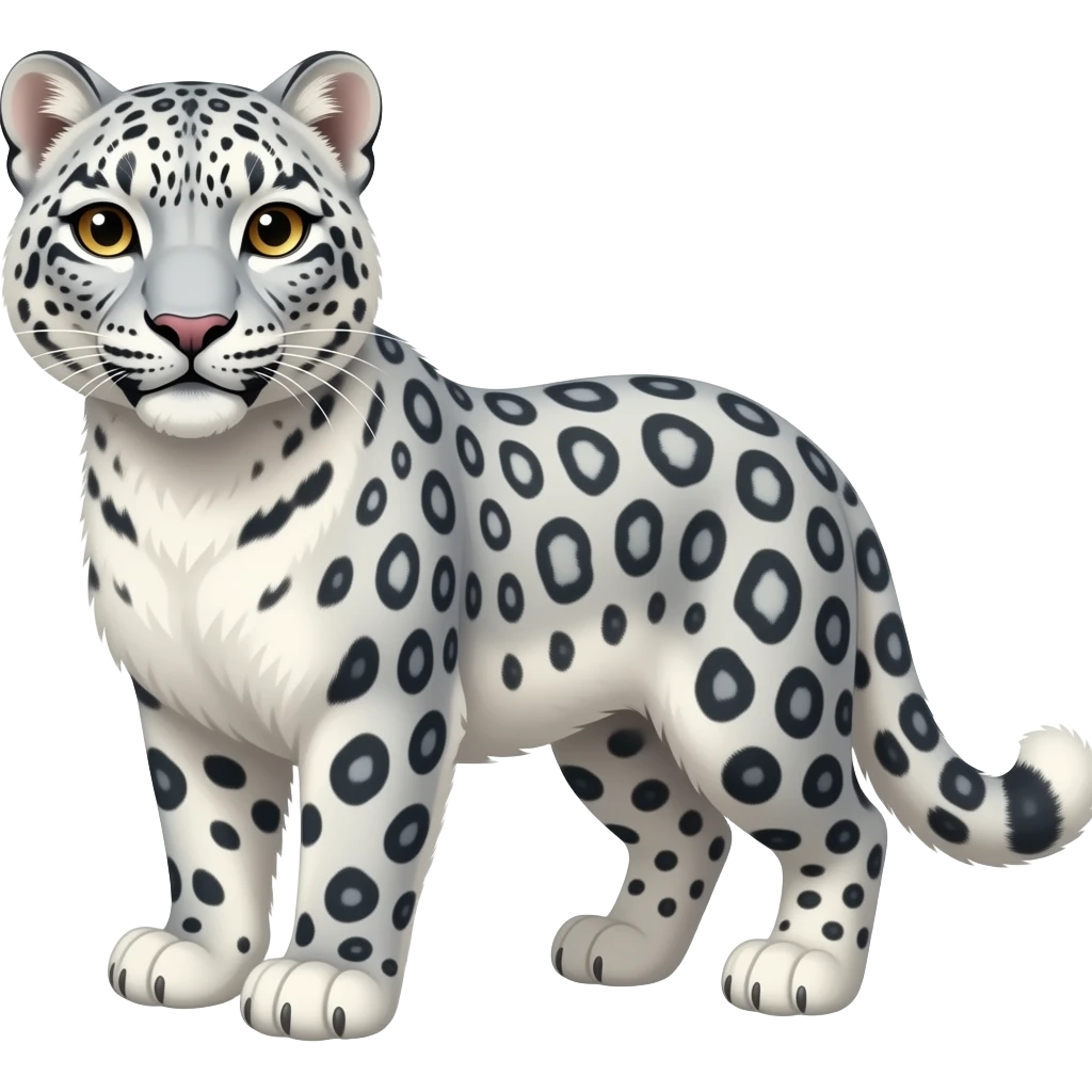 Snow leopard emoji