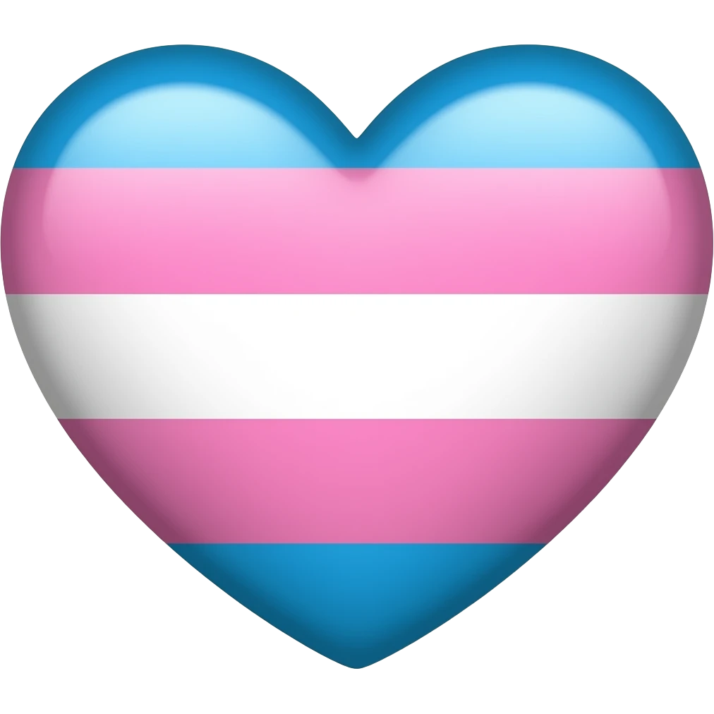 Pansexual flag heart emoji