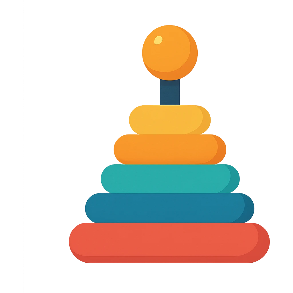 Flat design style toy emoji