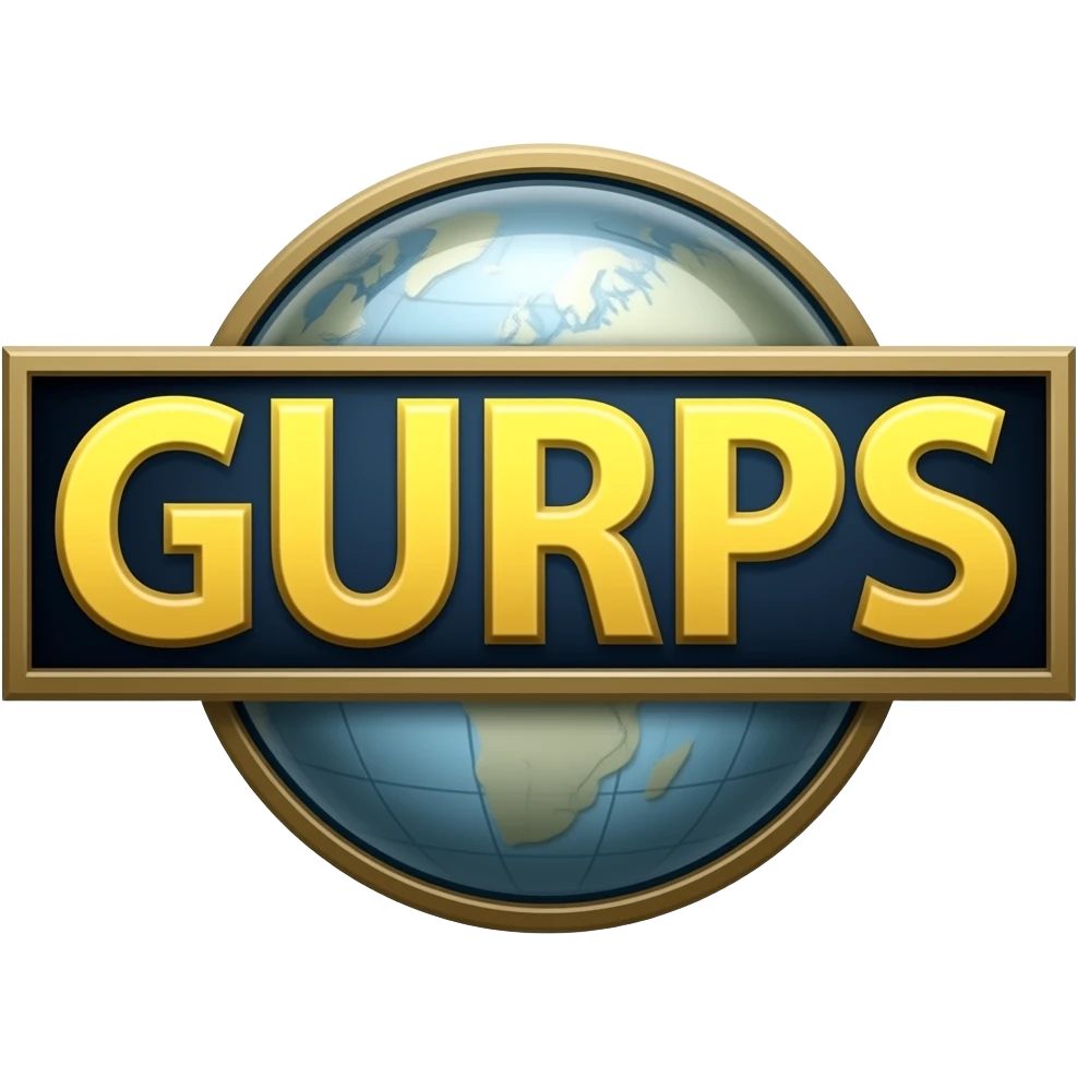 The GURPS logo with text "Brand New Life" in a landscape format, size of 1600 x 800. emoji