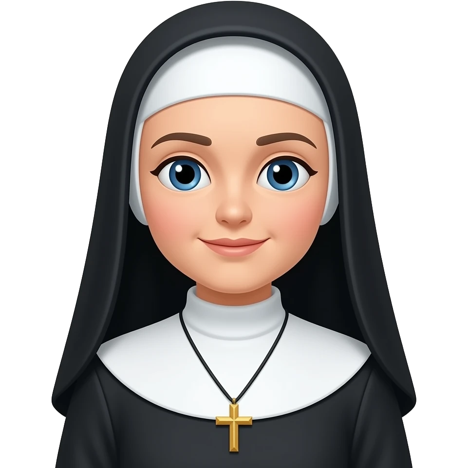 nun female emoji
