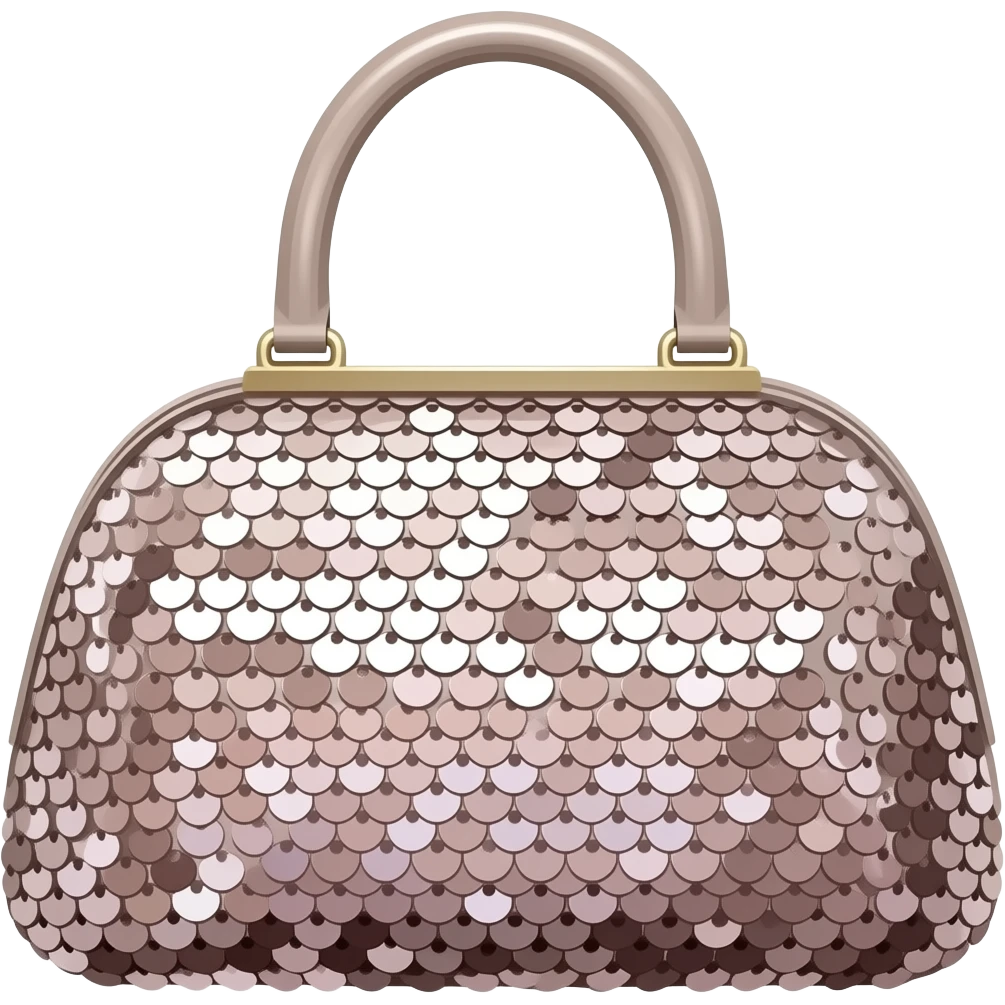 Sequin handbag emoji
