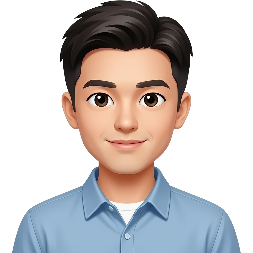 handsome young asian man emoji